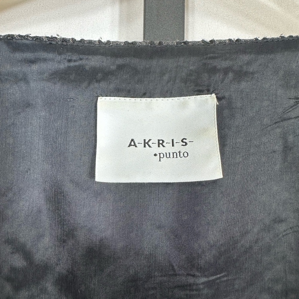 Akris Punto Women’s Size 6 Black Embroidered Detailed Sheath Dress - Picture 3 of 9